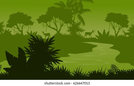 アマゾン川 くねくね のイラスト素材 画像 ベクター画像 Shutterstock