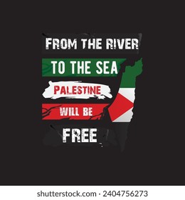 From the river to the sea, Palestine will be free. You can make this design T-shirt, Hoodie, and whatever you want and support Palestine.Keep Support.