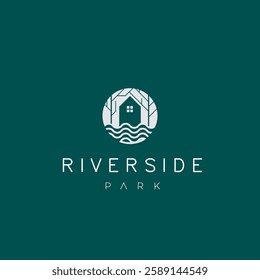 River Side Logo Design Template
