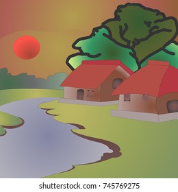 River side village