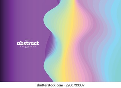 river stream curvy and striped gradient violet and blue science theme background can be use for advertisement banner website brochure template package beverage label design vector eps.