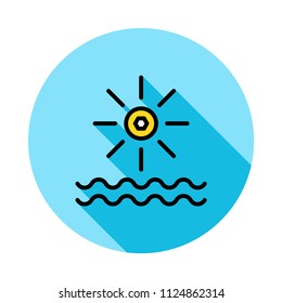 river sun sea 