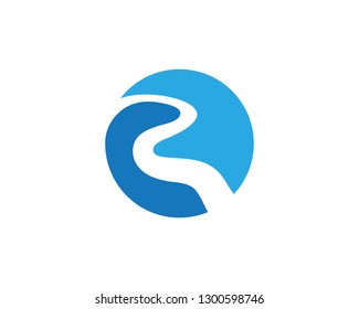River vector icon illustration design