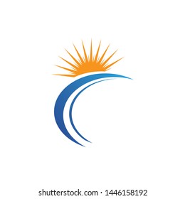 River vector icon illustration design