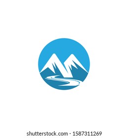 River vector icon illustration design