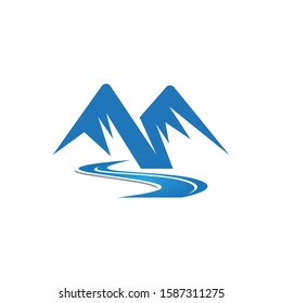River vector icon illustration design