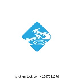 River vector icon illustration design