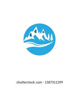 River vector icon illustration design