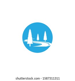 River vector icon illustration design