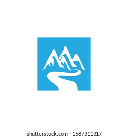 River vector icon illustration design