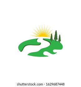 River vector icon illustration design