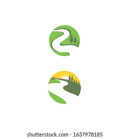 River vector icon illustration design