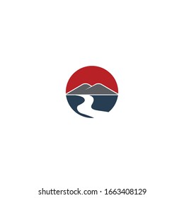 River vector icon illustration design