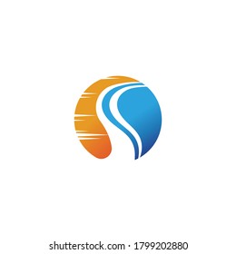 River vector icon illustration design