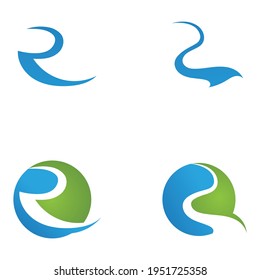 River vector icon illustration design