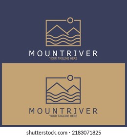 River vector icon illustration design