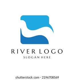 River vector icon illustration design