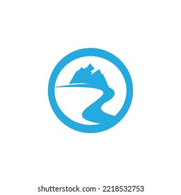 River vector icon illustration design