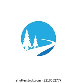 River vector icon illustration design
