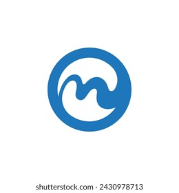 Diseño de ilustración vectorial de río