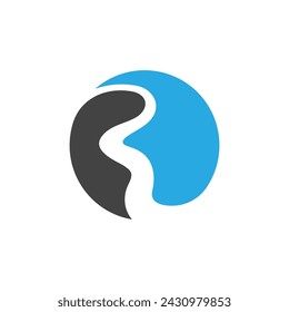 River vector icon illustration design