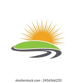 River vector icon illustration design
