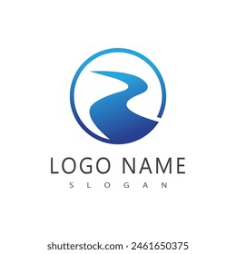 River vector icon illustration design