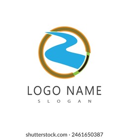 River vector icon illustration design