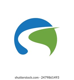 River vector icon illustration design
