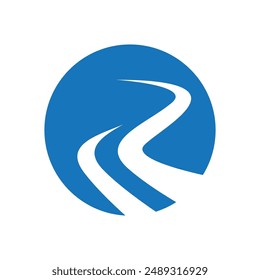 River vector icon illustration design