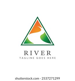 River vector icon illustration design