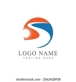 River vector icon illustration logo design