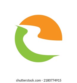 River vector icon illustration logo design