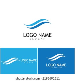 Diseño del icono del vector del río