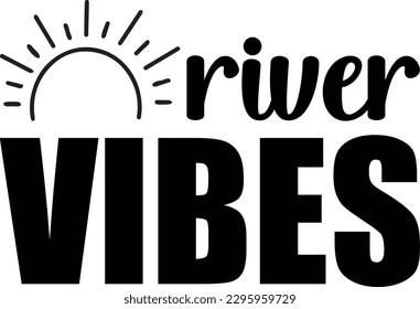 Archivo de pasos de River Vibes, archivo de impresión