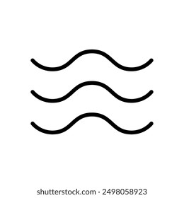 river, wind, water, ocean, sea, wave icon symbol vector template