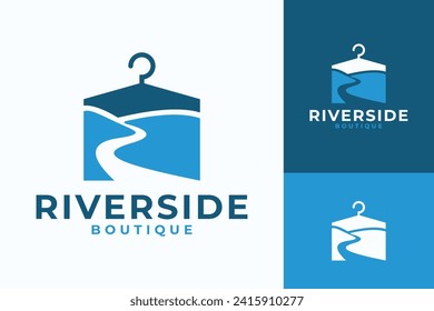 Riverside Boutique Clothing Cloth Store Logo Design