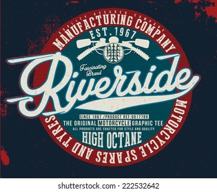 riverside tee graphic