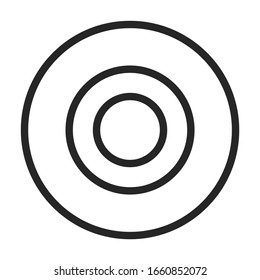 Rivet bolt vector icon.Outline vector icon isolated on white background rivet bolt.