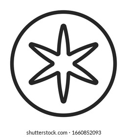 Rivet bolt vector icon.Outline vector icon isolated on white background rivet bolt.