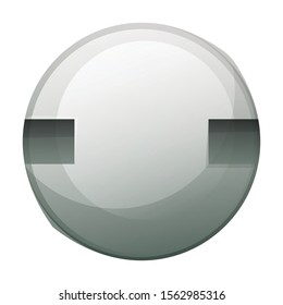Rivet nut vector icon.Cartoon vector icon isolated on white background rivet nut.