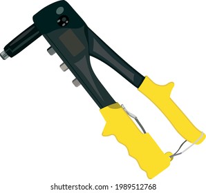riveter  full color vector illustration tool