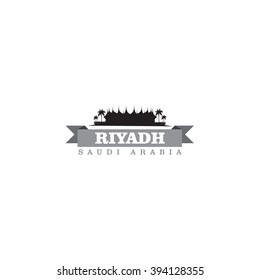 Riyadh Saudi Arabia city symbol vector illustration