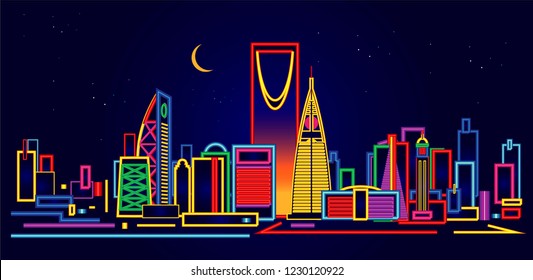 Riyadh Saudi Arabia skyline