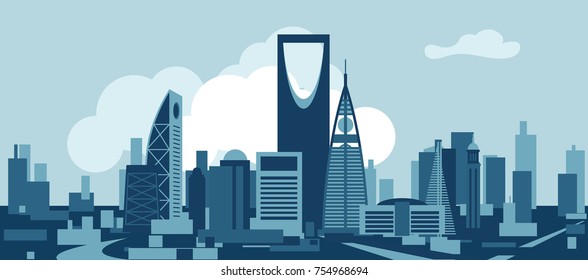 Riyadh Saudi Arabia Skyline