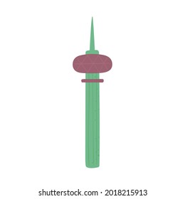 riyadh skyline tower isolated icon