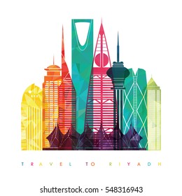 Riyadh skyline. Vector illustration