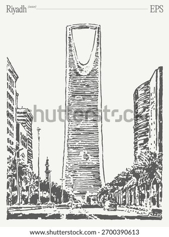 Riyadhs Iconic Architecture includes the Kingdom Centre Tower, a symbol of contemporary design
