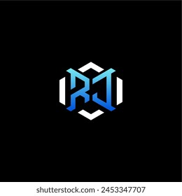 RJ Initial Gaming Concept Ideen für eSport Team, Twitch, Streamer und Gamer