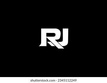 RJ  initial logo design and monogram logo